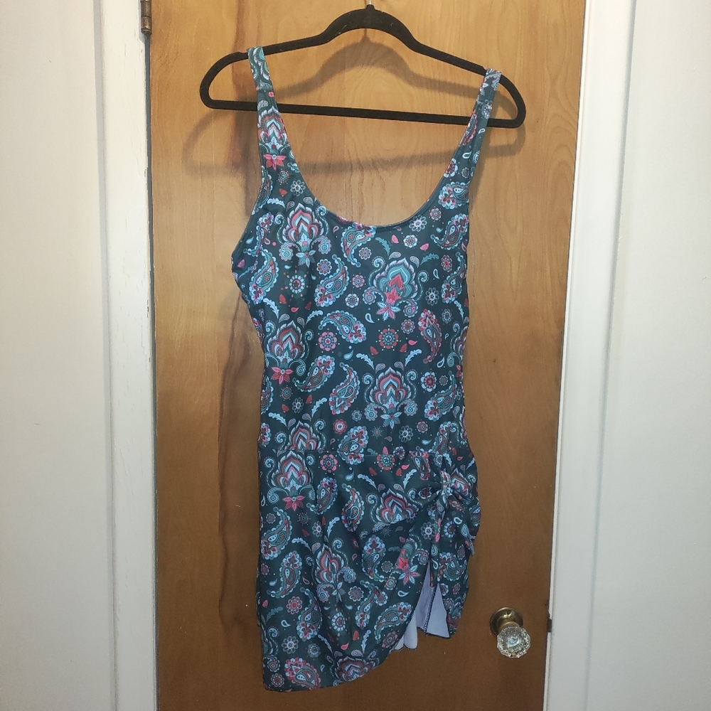Elegant Floral Women's One Piece Swimsuit